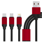 Кабель USB XOKO SC-320, 3 в 1 - Lightning, Micro USB, Type-C, 1.20 м