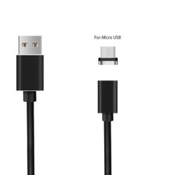 Магнітний кабель USB XoKo SC-365 Magneto Leather Micro USB