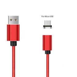 Магнітний кабель USB XoKo SC-365 Magneto Leather Micro USB