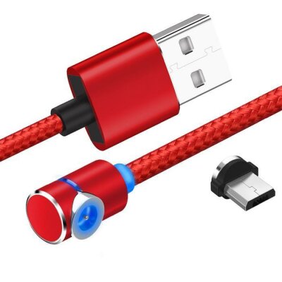 Магнітний кабель USB XoKo SC-375 Magneto Game Micro USB 1 м - Червоний, Micro USB