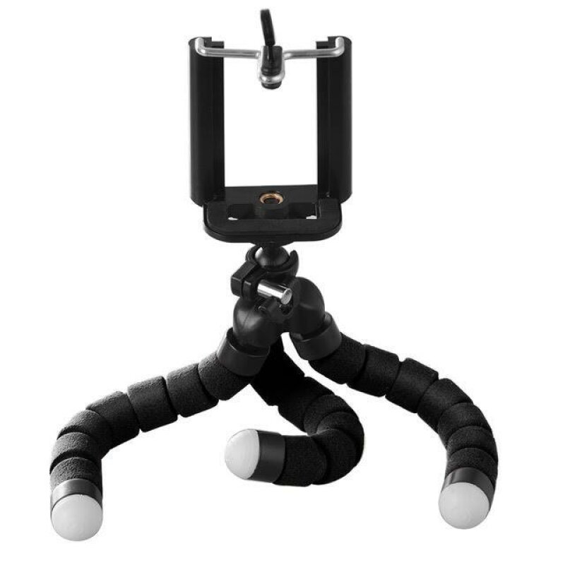 Штатив настільний XoKo з утримувачем для телефону/GoPro/фотоапарата Octopus SS-001 Black