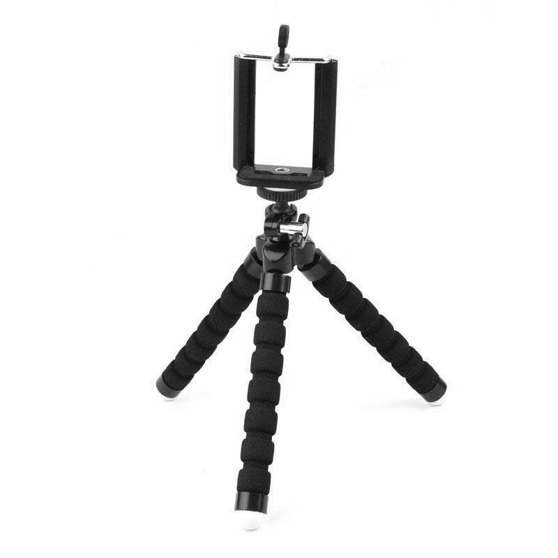 Штатив настільний XoKo з утримувачем для телефону/GoPro/фотоапарата Octopus SS-001 Black - Зображення 3