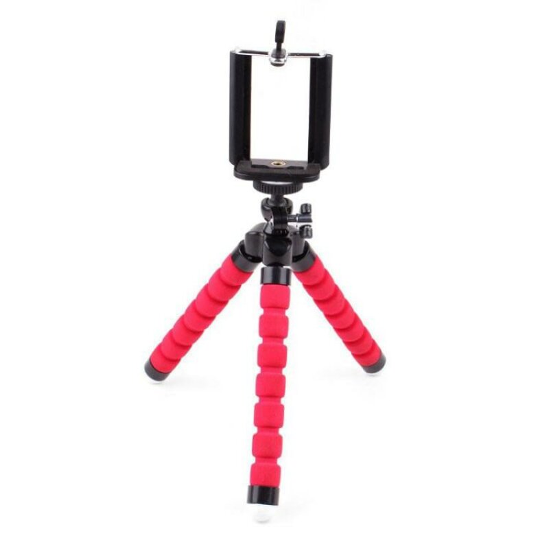 Штатив настільний XoKo з утримувачем для телефону/GoPro/фотоапарата Octopus SS-001 Red - Зображення 3