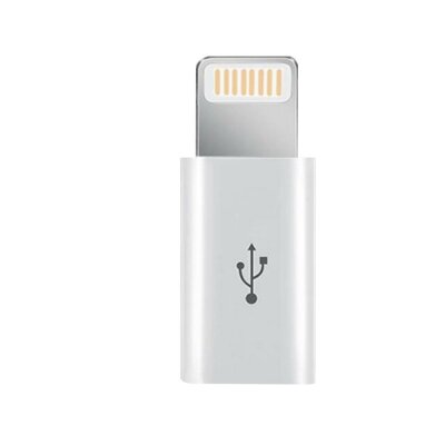 Адаптер до кабелю XOKO AC-030 MicroUSB - Lightning білий