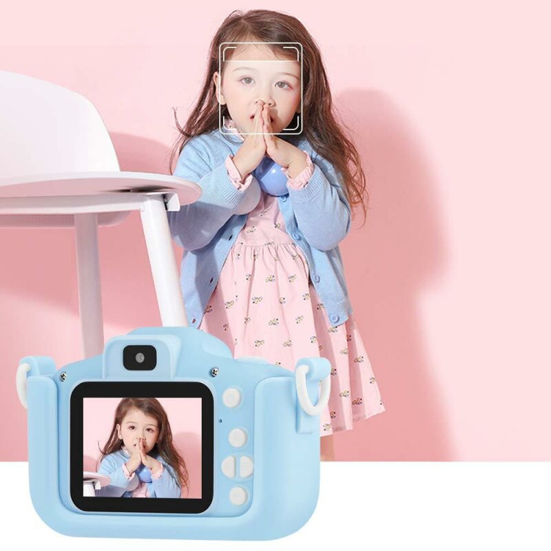 Силіконовий чохол та ремінець для цифрового дитячого фотоапарата XOKO KVR-001 блакитний