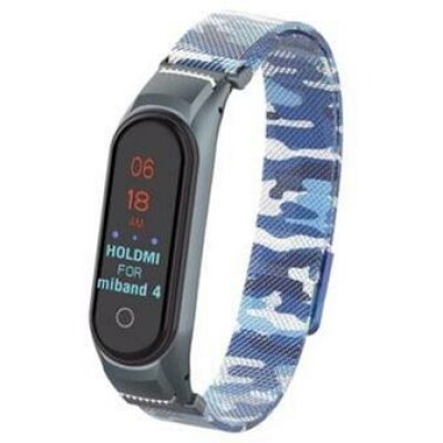 Ремінець XoKo Milan Xiaomi Mi Band 3/4 Blue Camo (ХК-MI-CM-Blue camo)