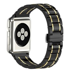 Ремінець XoKo Ceramic для Apple Watch 38mm Black/Gold