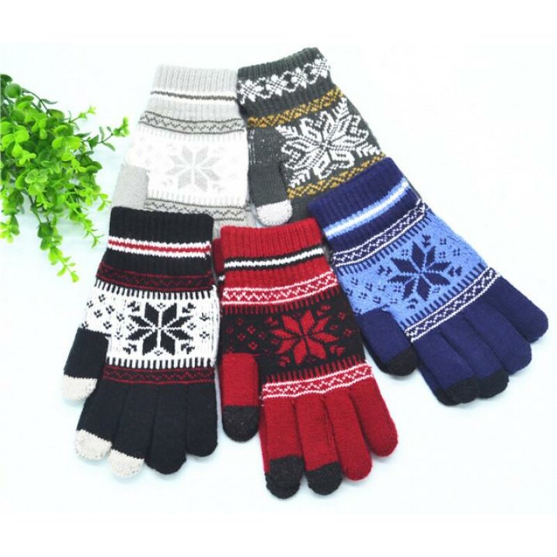 Рукавички XoKo для сенсорних екранів Ornament Blue (XK-TouchGloves-BB) - Зображення 3
