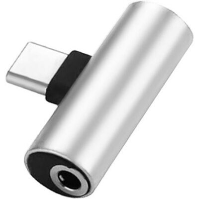 Адаптер XoKo USB Type-C - AUX mini jack 3.5 мм 2 в 1