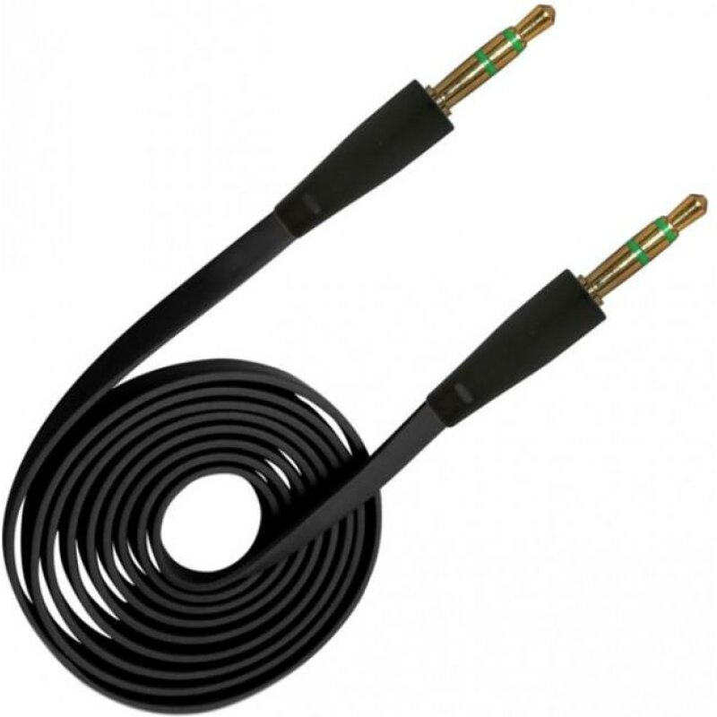 AUX кабель XoKo AUX-010 Flat 1 м Black