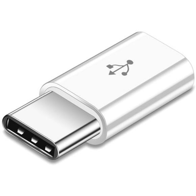 Адаптер XoKo AC-014 MicroUSB - Type-C Білий (XK-AC014-WHT)