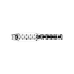 Ремінець XoKo Metal Jewerly для Xiaomi Mi Band 3/4 Silver/Black (XK-XM-NO-SLVRBK)