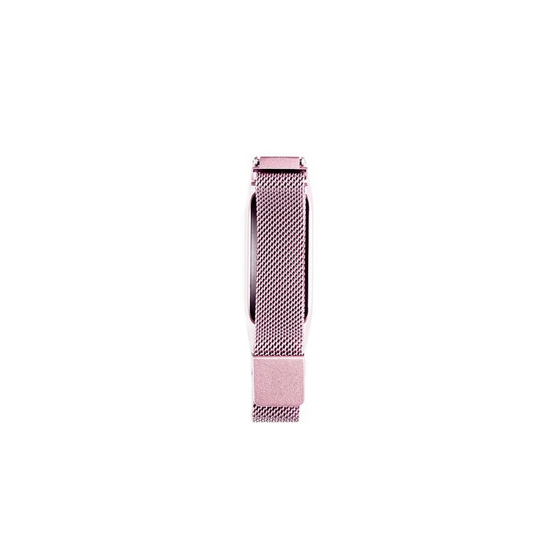 Ремінець XoKo Milanese Magnetic для Xiaomi Mi Band 3/4 Pink (XK-XM-NI-PNK)
