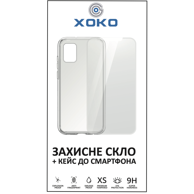Чохол XOKO Ultra Air + Захисне скло Ultra Clear iPhone X