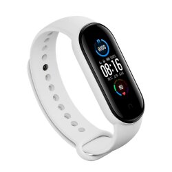 Силіконовий ремінець XoKo для Xiaomi Mi Smart Band 5/6 White