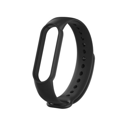 Силіконовий ремінець XoKo для Xiaomi Mi Smart Band 5/6 Black