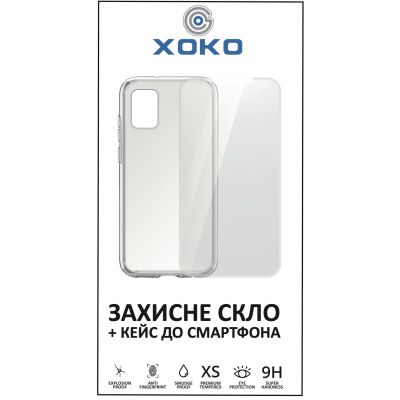 Чохол XOKO Ultra Air + Захисне скло Ultra Clear Samsung Galaxy A21s