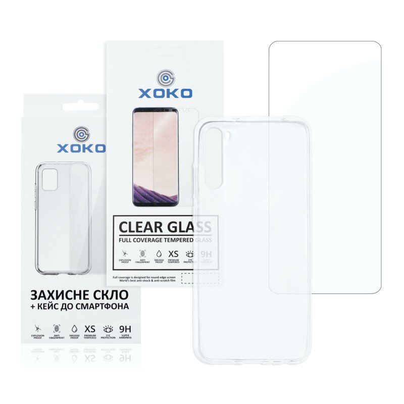 Чохол XOKO Ultra Air + Захисне скло Ultra Clear Samsung Galaxy M11