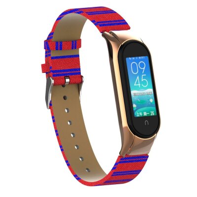 Ремінець ХоКо Leather Premium Band для Xiaomi Mi band 5 Red