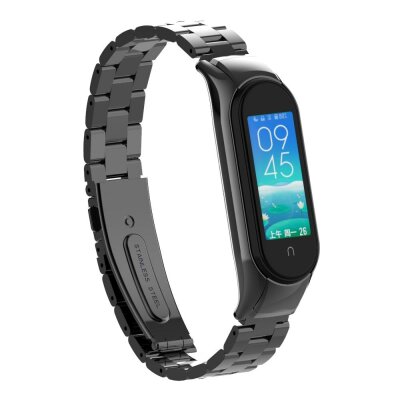 Ремінець ХоКо Metal Premium Band для Xiaomi Mi band 5 Black