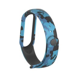 Силіконовий ремінець XoKo для Xiaomi Mi Smart Band 5 Khaki Blue