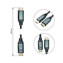 HDMI 2.1 кабель XOKO HC-100 1 м 8K 60Гц 48 Гб/с