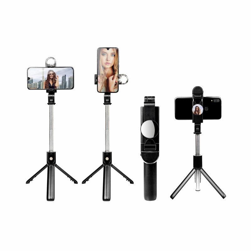 Трипод XOKO K10-s LED Selfie Stick Tripod Bluetooth Black