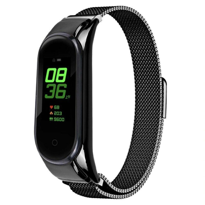 Ремінець ХоКо Metal Milan Band для Xiaomi Mi band 5 Black