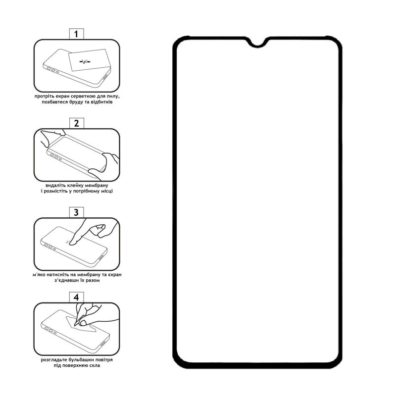 Комплект панель + скло XOKO для Samsung Galaxy A02 Transparent