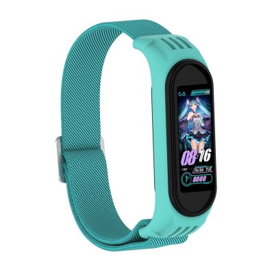 Ремінець XOKO Nylon для Xiaomi Mi Smart Band 4/5/6 Light Blue