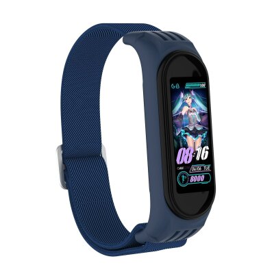 Ремінець XOKO Nylon для Xiaomi Mi Smart Band 4/5/6 Blue