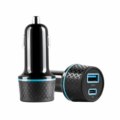 Автомобільний зарядний пристрій XOKO CQC-500 QC3.0 PD+Fast USB charger Black