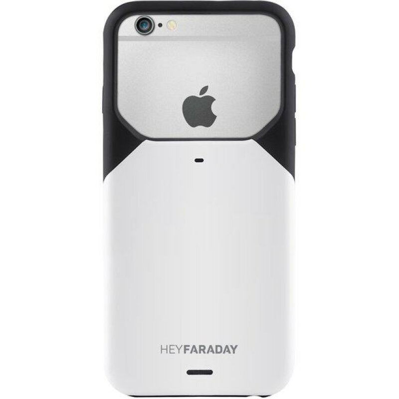 Чохол приймач HeyFaraday (перехідник - ресивер) Qi для iPhone 6/6S для бездротової зарядки Білий