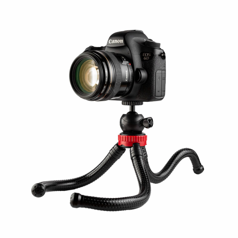 Гнучкий штатив для телефону, камери, екшн камери XOKO SS-1000 Black - Зображення 4