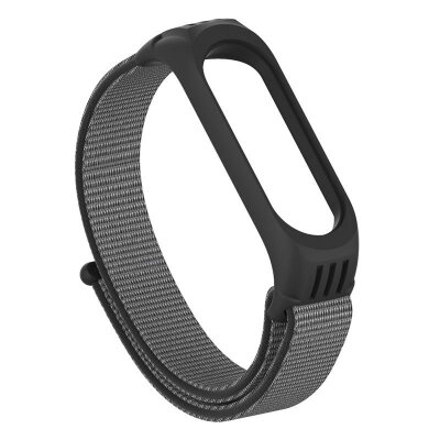 Ремінець XoKo Nylon для Xiaomi Mi Smart Band 4/5/6 Grey