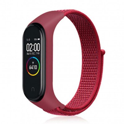 Ремінець XoKo Nylon для Xiaomi Mi Smart Band 4/5/6 Red