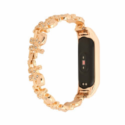 Ремінець ХоКо Metal Premium Band для Xiaomi Mi Band 5/6 Crystal Gold