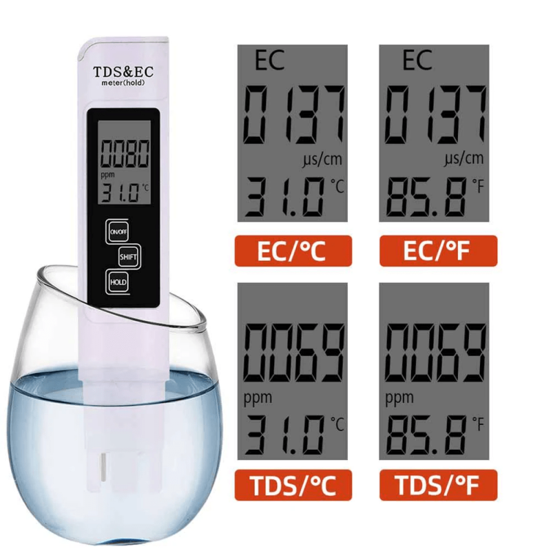 Тестер якості води/солемір TDS EC Optima EC011 - Зображення 3