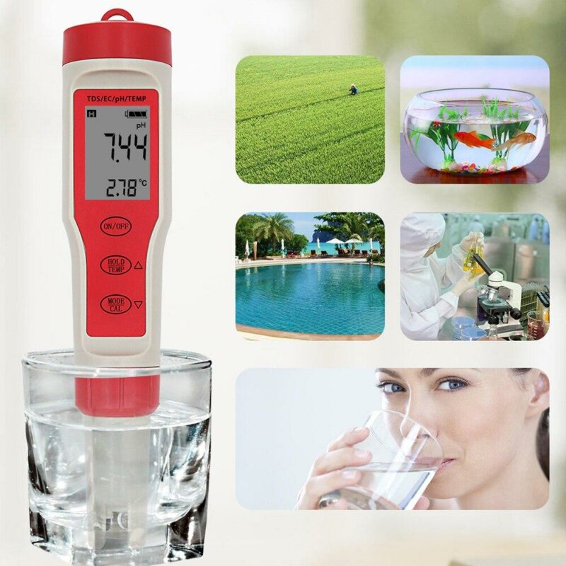 Тестер якості води PH-метр Цифровий Optima PH EC015 - Зображення 2