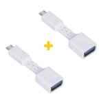 Адаптер XOKO AC-110 USB-MicroUSB з кабелем білий 2 шт