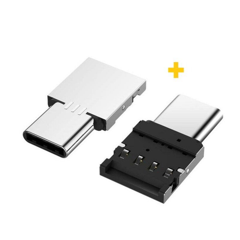 Адаптер XOKO AC-045 USB-Type-C срібний 2шт