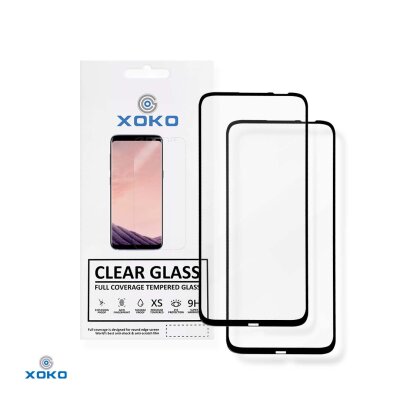 Захисне скло XOKO Full Glue Huawei P40 Lite Black (2 штуки в комплекті)