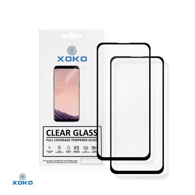Захисне скло XOKO Full Glue Huawei P40 Lite E Black (2 штуки в комплекті)
