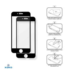 Захисне скло XOKO Full glue iPhone 6S Black (2 штуки в комплекті)