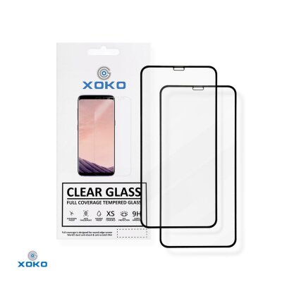 Захисне скло XOKO Full Glue iPhone XS Max Black (2 штуки в комплекті)