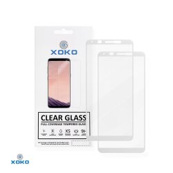 Захисне скло XOKO Full Glue Oppo F7 Youth White (2 штуки в комплекті)
