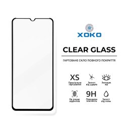 Захисне скло XOKO Full glue Samsung A025 (A02s) Black (2 штуки в комплекті)