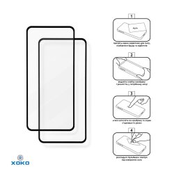Захисне скло XOKO Full glue Samsung A115 (A11)/M115 (M11) Black (2 штуки в комплекті)