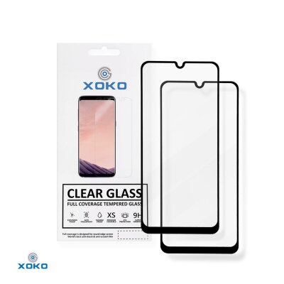 Захисне скло XOKO Full glue Samsung A205 (A20) Black (2 штуки в комплекті)