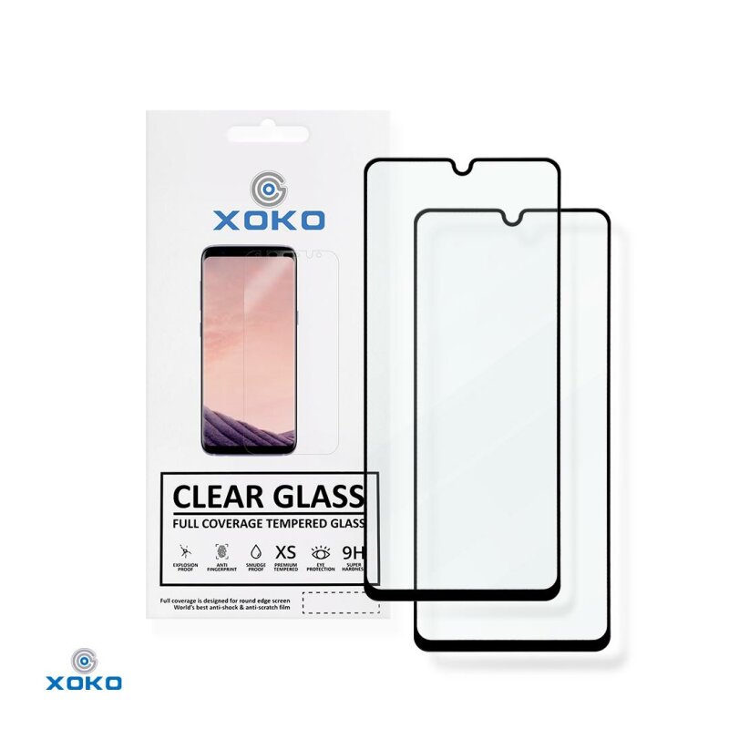 Захисне скло XOKO Full glue Samsung A315 (A31) Black (2 штуки в комплекті)